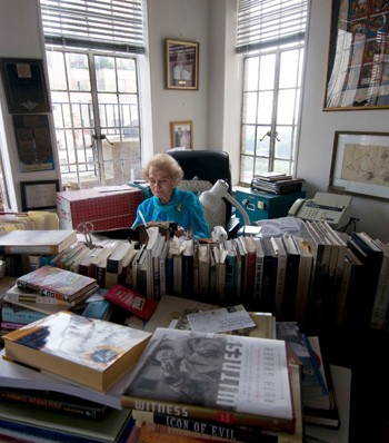Ruth Gruber in her New York apartment. Photo courtesy of Reel Inheritance Films