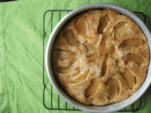 Easy Apple Cake.  Photo courtesy of Gayle Squires.