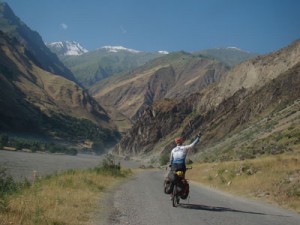Sadan on his way to the Pamir Mountains in Central Asia/All photography by Roei Sadan