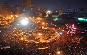 Cairo's Tahrir Square. Photo by Jonathan Rashad/Wikimedia Commons. 