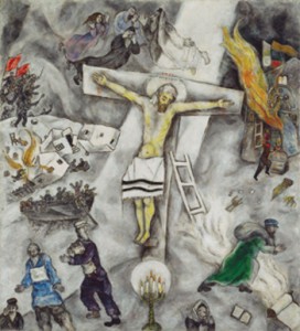 Marc Chagall, 'White Crucifixion,' 1938. The Art Institute of Chicago, Gift of Alfred S. Alschuler. 2013 Artists Rights Society (ARS), New York/ADAGP, Paris.