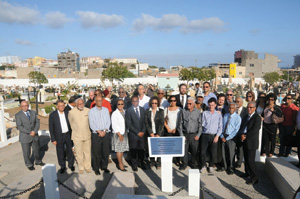 The rededication of the Jewish cemetery in Cape Verde. Photo courtesy of CVJHP