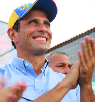 Henrique Capriles Radonski. Photo courtesy of the Capriles Campaign.