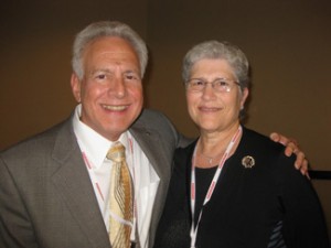 Incoming Hadassah Associates President Jeffrey Richardson,  with Bobbie Richardson. 