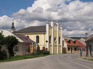The nearly restored synagogue in Spisske Podhradie. 