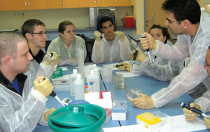 Year Coursers learn about biotechnology in Israel. Photo courtesy of young Judaea.