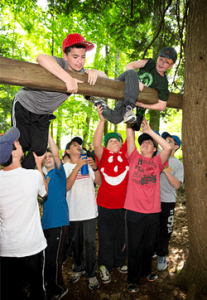 A group assist at a Young Judaea summer camp. Photo by Avi Gerver/Courtesy of Young Judaea.