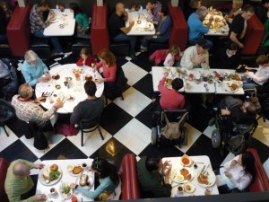 Interior of Saul's Deli. Photo courtesy of Emunah Hauser. 