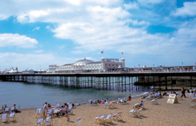 The Brighton Pier. Photo courtesy of www.visitbrighton.com.