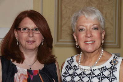 Convention cochairs (from left) Marcia Gabrilove Ladin and Rose Ungar. All photographs by Marc Frye.