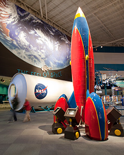Space Center Houston is one of the area's biggest attractions. Photo courtesy of the Greater Houston Convention & Visitors Bureau.