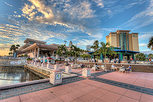 Tampa has miles of waterfront promenade.