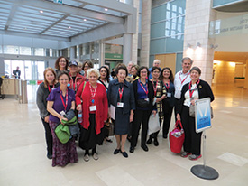 Nurses and physicians visited the new Sarah Wetsman Davidson Hospital Tower in Jerusalem during the mission.