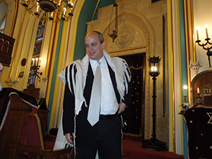 Rabbi Tamas Vero of Budapest's Frankel Synagogue.