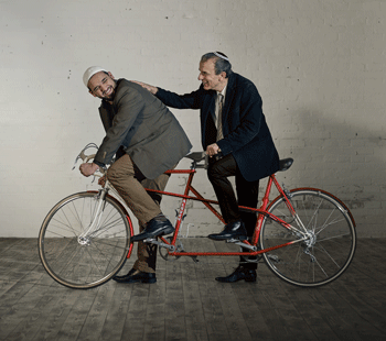 Imam Ferid Heider (left) and Rabbi Daniel Alter. Photo courtesy of Leadership Berlin.