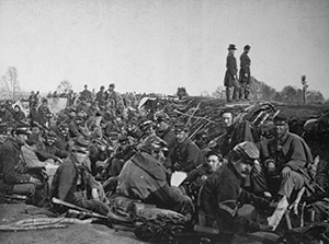 Under Lincoln, Jewish chaplains could minister to soldiers. Photo courtesy of U.S. National Archives/111-B-157.