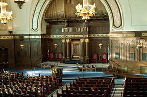 Rodef Shalom was Pittsburgh's first synagogue. Photo courtesy of Rodef Shalom.