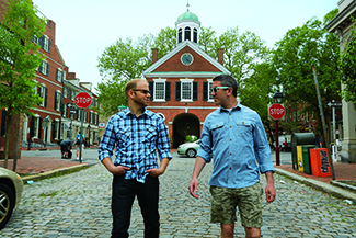 Michael Solomonov (right) and Steven Cook.