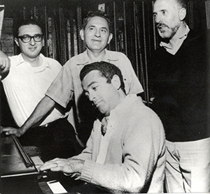 From left: Harnick, Joseph Stein, Jerry Bock and Jerome Robbins.