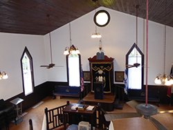 B'nai Abraham Brenham Historic Synagogue.  Photo by Helen Lippman.