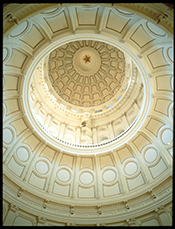 Rotunda of the Texas State Capitol. Photo courtesy of Austin Convention and Visitors Bureau.