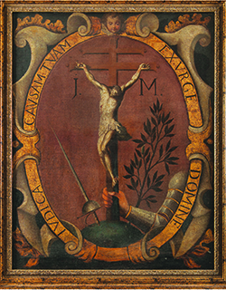 Painting with the Inquisition Emblem Mexico, 17th century Private Collection Photo by Jorge Pérez de Lara