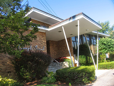 Temple Israel in Manchester. Photo by Esther Hecht.