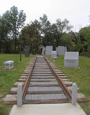 The New Hampshire Holocaust Memorial in Nashua. Photo by Esther Hecht.
