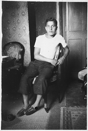 Teenager Michel Margosis. Photo from the United States Holocaust Memorial Museum/Courtesy of Michel Margosis.