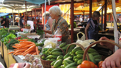 Vilnius's Halles Market. Photo by Ellen Cassedy.