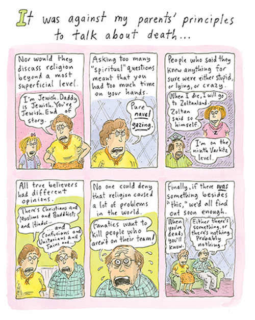 From 'Can’t We Talk About Something More Pleasant?/ ©Roz Chast, all rights reserved.