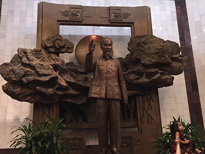 Ho Chi Minh statue in Hanoi.