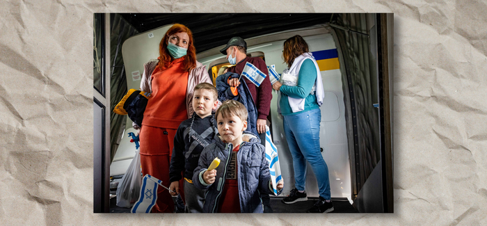 immigrants at airport